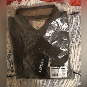 CQR's Hunter Green Casual Button Down Shirt